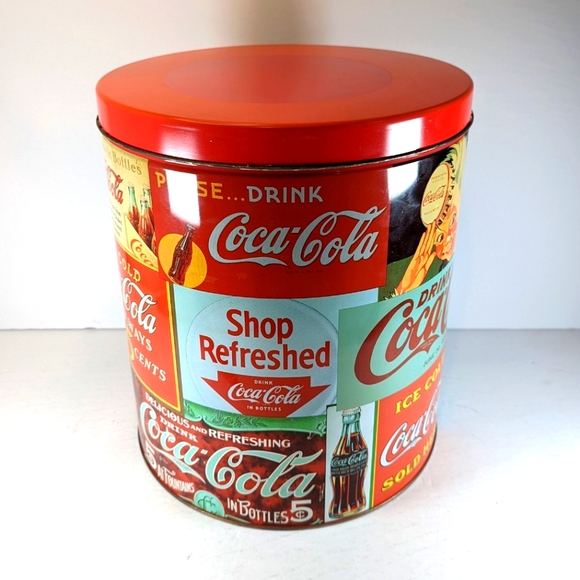 Coca-Cola Tin 1989 100 Years of Coke Advertising Signs - Picture 4 of 8